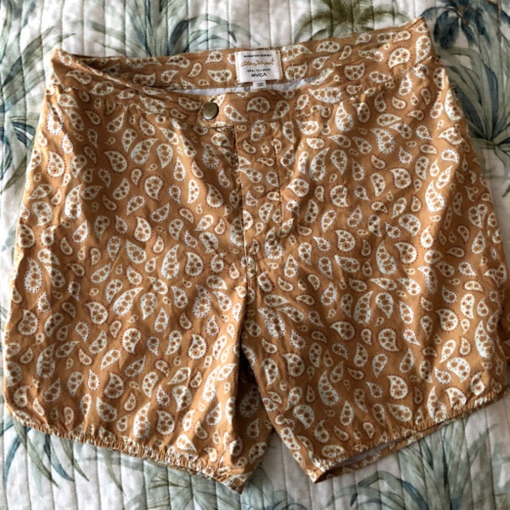 RVCA Alex Knost Paisley Board Shorts Sz 31
